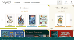 Desktop Screenshot of bayard-editions.com