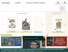 Tablet Screenshot of bayard-editions.com